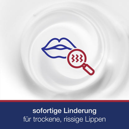 Neutrogena Lippenpflege, Lippenpflegestift mit Glycerin für rissige trockene Lippen, pflegender Lippenbalsam mit reichhaltiger Formel für schnelle und anhaltende Pflege 4,8 g