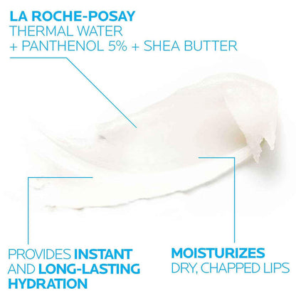 La Roche-Posay Cicaplast Lippen, Intensiv-Lippen-Pflege, Bei gereizten, spröden Lippen und Hautpartien, Sofort beruhigend, Schnell einziehende Textur mit Panthenol und Thermalwasser, 7,5 ml