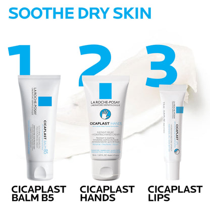 La Roche-Posay Cicaplast Lippen, Intensiv-Lippen-Pflege, Bei gereizten, spröden Lippen und Hautpartien, Sofort beruhigend, Schnell einziehende Textur mit Panthenol und Thermalwasser, 7,5 ml