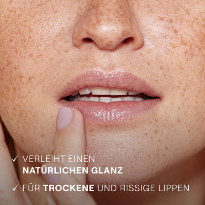 WELEDA Bio Everon Lippenpflege - Naturkosmetik Pflege Lippenbalsam mit natürlichem LSF 4 UV Schutz. Nachhaltiger Lippenstift mit Sheabutter, Jojobaöl & Bienenwachs für trockene Lippen (1x 4,8g)